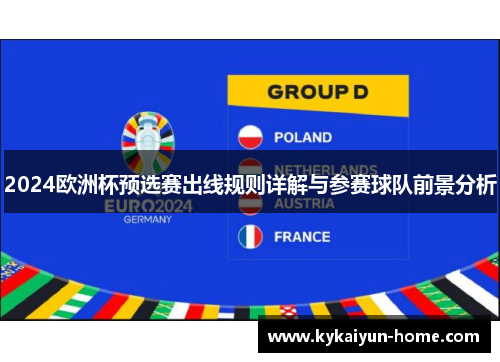 2024欧洲杯预选赛出线规则详解与参赛球队前景分析